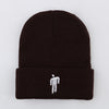 Fashion Billie Eilish Beanie Hat Women Men Knitted Warm Winter Hats Solid Hip-hop Casual Cuffed Beanies Bonnet Drop Shipping